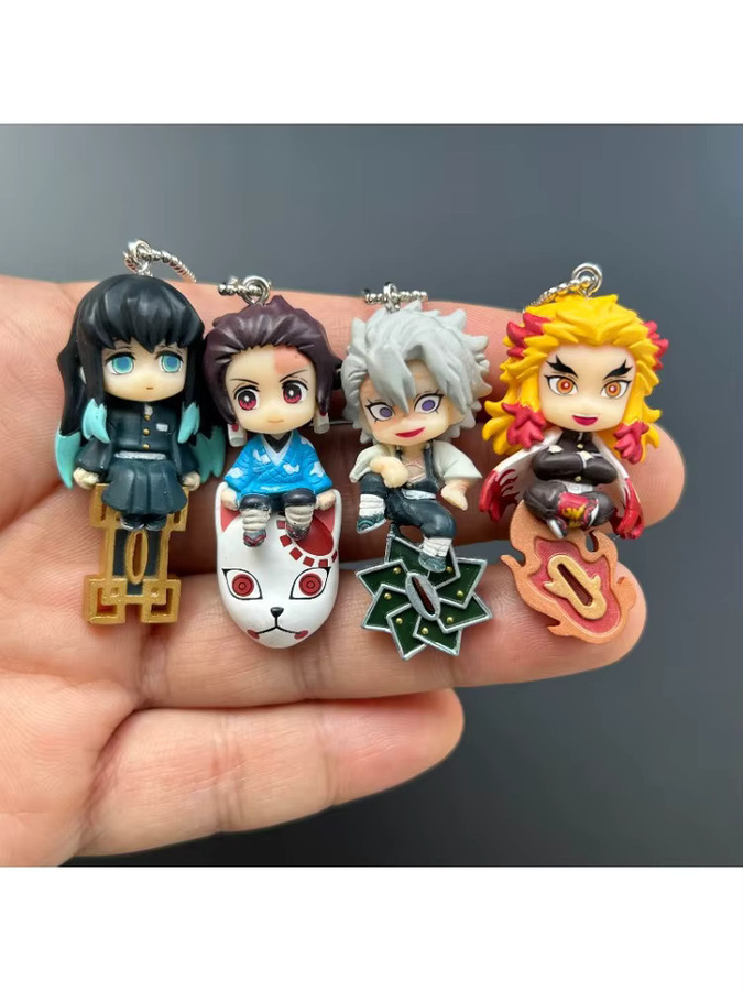 Bandai Demon Slayer Tanjiro Kamado Muichiro Tokito Modellfigur, Schlüsselanhänger - Bild 3