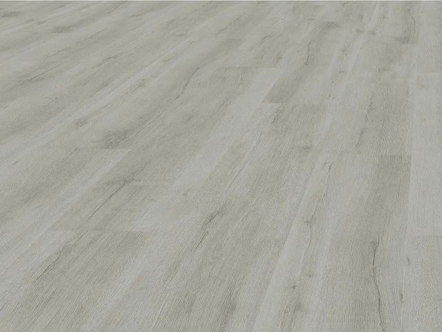BASICfloor Klickvinyl Landhausdiele Eiche Rustikal in Weißgrau mit Holzoptik - Bild 1