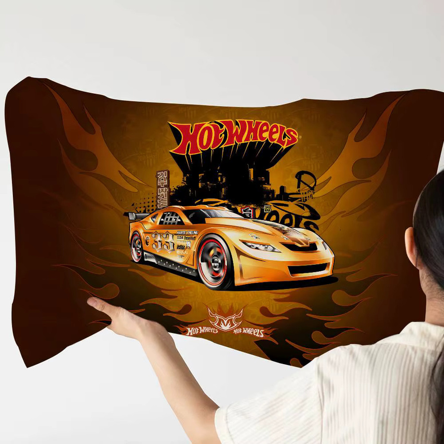 H-Hot W-Wheels Kissenbezüge aus Polyester, übergroß und verdickt, mehrfarbig, schweißabsorbierend und rutschfest - Bild 3