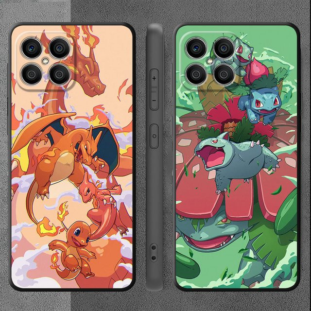 Handyhülle mit Pokemon Gengar Motiv für Huawei Honor X8a X8 90 Lite X9a X7 Magic5 Pro X6 P30 P40 P20 Smart Z Soft Cover, Mehrfarbig - Bild 1