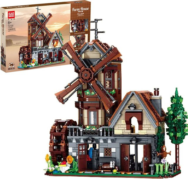 barweer Bauernhaus, Baukasten, 1580 Teile, mit LED - Bild 1