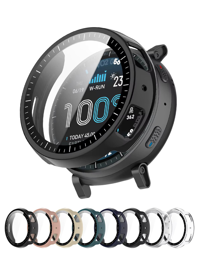 ONM Uhrengehäuse für Amazfit Active Max, Kunststoff, Schwarz - Bild 5