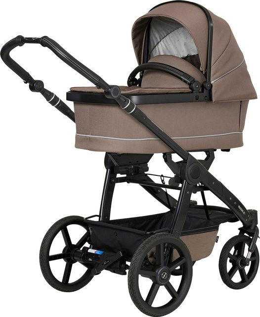 Hartan Kombikinderwagen ROCK IT OUTDOOR in Braun mit Federung und Aluminiumgestell - Bild 1