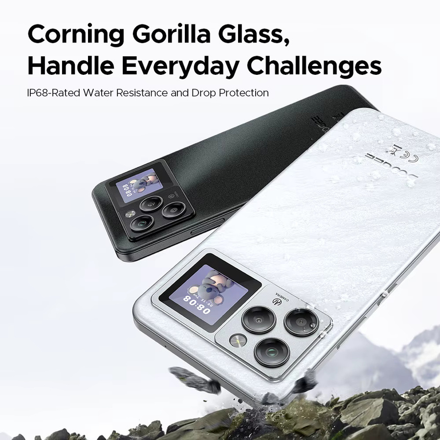 DOOGEE M30 Pro Smartphone in Schwarz mit 6,88 Zoll Display, 256 GB Speicher, 8000mAh Akku, 1,3 Zoll Rückdisplay und 64 MP Kamera unter Android 16 - Bild 3