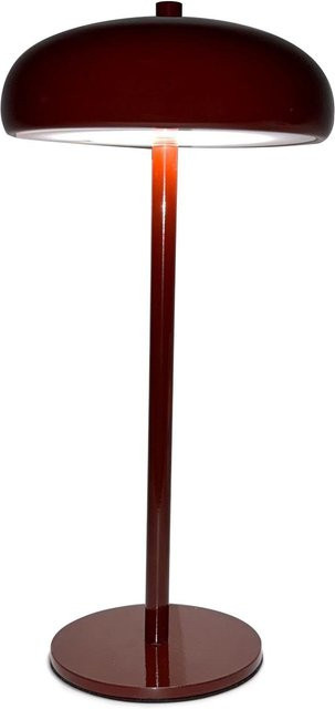 TOMTOP JMS Pilz Tischlampe Rot mit LED Dimmer für Wohnzimmer und Schlafzimmer - Bild 1