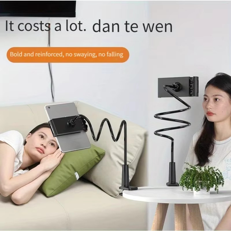Lazy Bedside Desktop Handy und Tablet Ständer für Live-Streaming in Schwarz oder Weiß - Bild 3