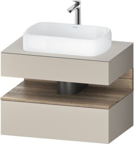 Duravit Waschtischunterschrank Qatego in Lackausführung, B/T/H: 80 x 55 x 60 cm - Bild 1