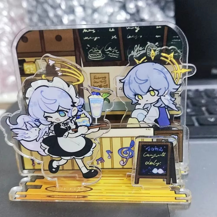 BOOCRE Honkai Star Rail Robin, Acryl Figur, Desktop Dekoration - Bild 4