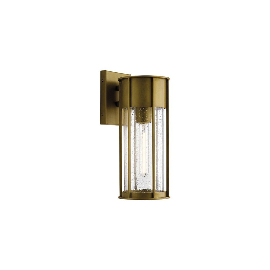 Kichler Camillo Außenwandleuchte Messing in Gold/Brass mit Up-Down Lichteffekt und transparentem Glas - Bild 1