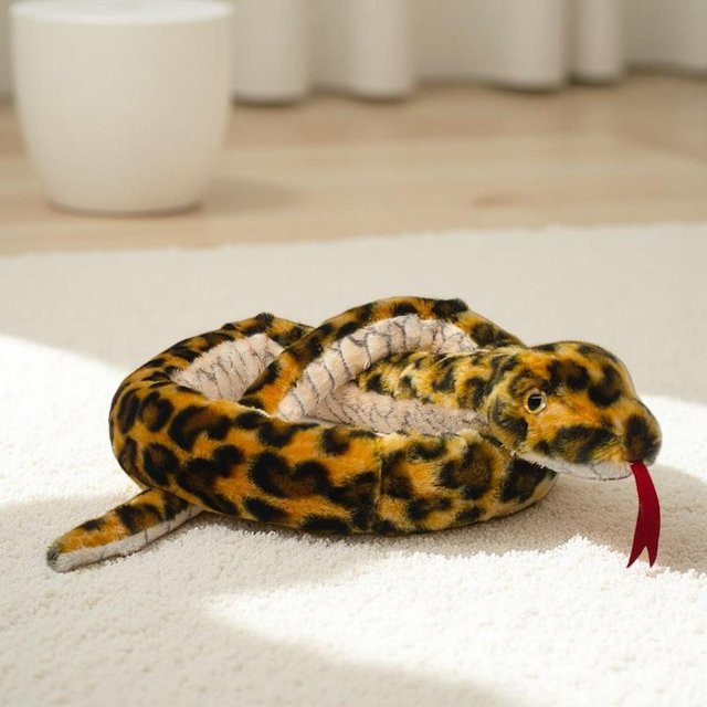 Yiran toy Realistische Simulierte Schlange, Plüschtier, 120cm - Bild 1
