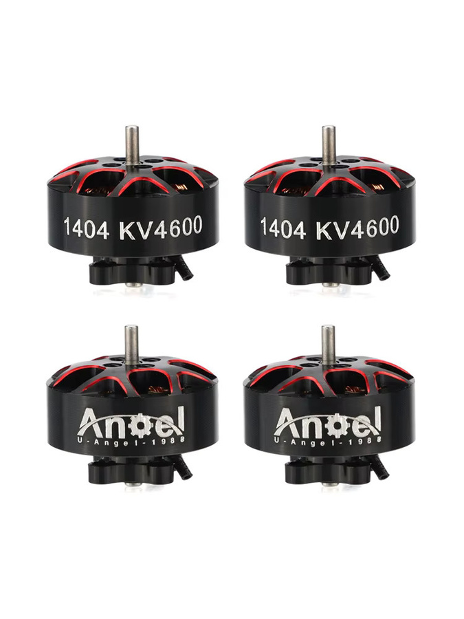 Uangel A1404 4600KV Bürstenloser FPV Motor mit 1,5mm Welle für 2,5 bis 4 Zoll Cinewhoop und RC Racing Drohnen, Schwarz - Bild 3
