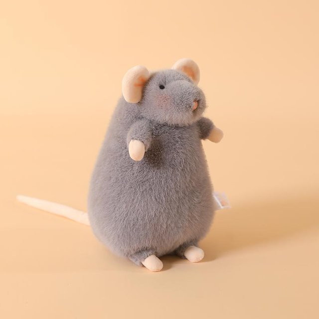 Echte Ratte Plüschtier, Maus, Plüsch / Textil, Grau, ab 14 Jahre - Bild 1