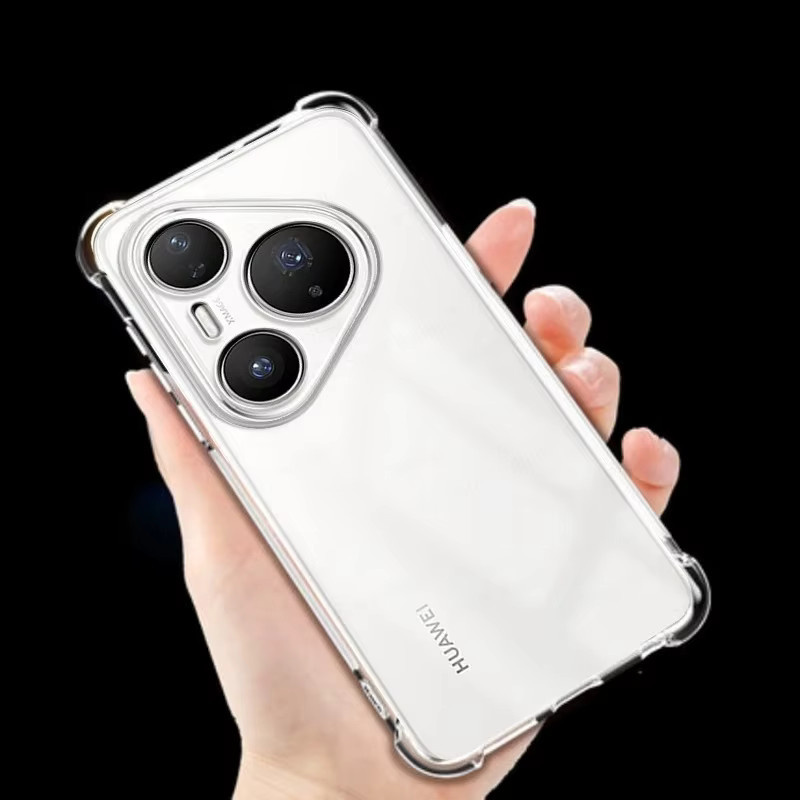 Transparente TPU Schutzhülle mit Anti-Fall-Schutz für Huawei Pura 80 Ultra, Pura 80 Pro und Pura 80 - Bild 2