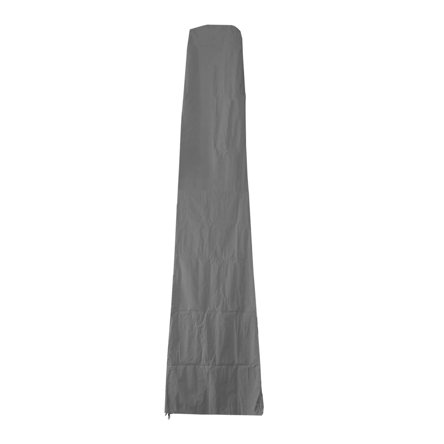 Proregal Schutzhülle für Marktschirm und Sonnenschirm in Anthrazit mit Reißverschluss, H x B x T: 370 x 90 x 1 cm - Bild 2