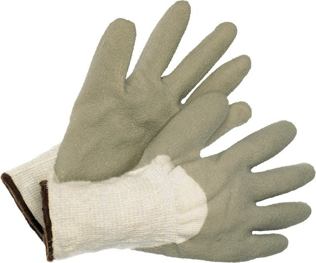 LUX-TOOLS Winterstrickhandschuhe in Grau, Größe S - Bild 1