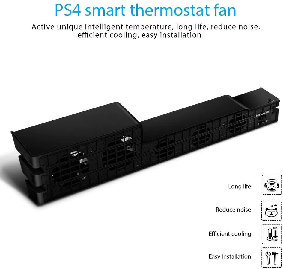 Sony Kühlhalter für PS4, PS4 Pro und PS4 Slim in Schwarz - Bild 6