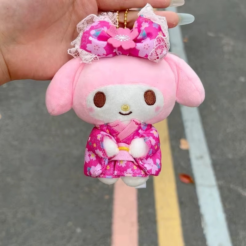 E-Strong Kuromi Cinnamoroll My Melody Plüschtier Schlüsselanhänger, 10cm - Bild 5