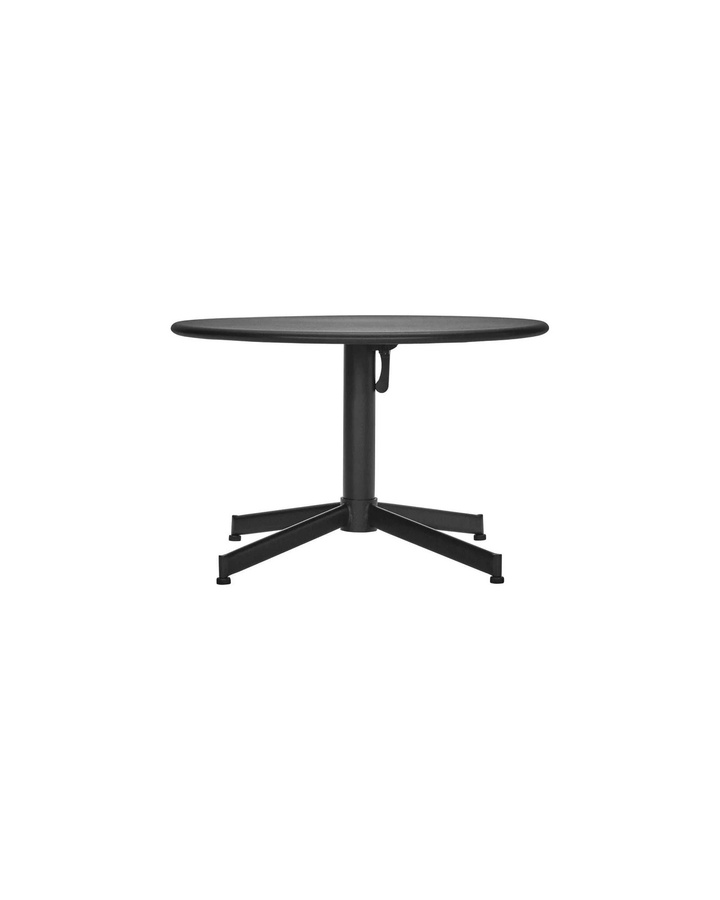 House Doctor Couchtisch Helo rund in Schwarz aus Eisen für Outdoor und Garten, Durchmesser: 70 cm - Bild 1