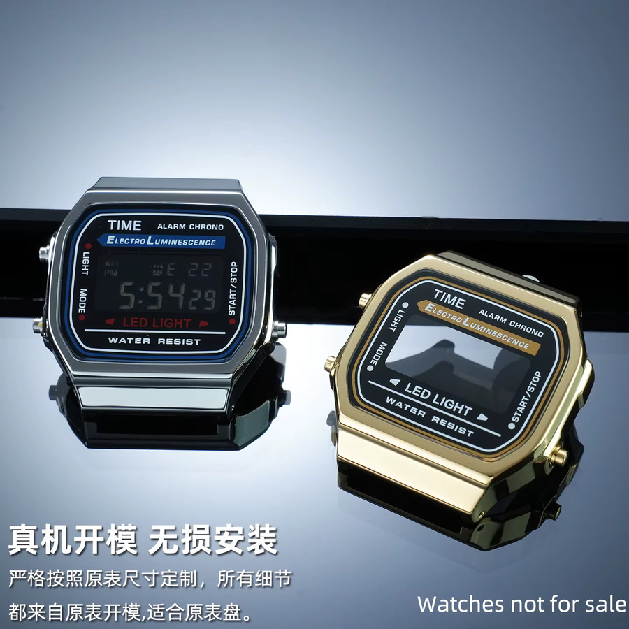 Casio Uhrenarmband Edelstahl, Silber, Herren Damen - Bild 4