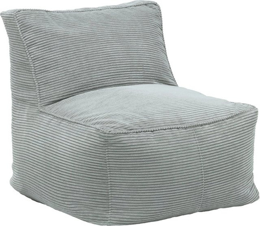 Mömax Sitzsack Caroline in Grau mit EPS-Micro-Beads für Erwachsene