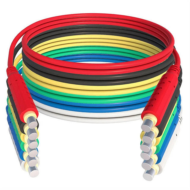A22I Set aus 6 magnetischen Silikon-Messleitungen, flexible Jumper-Testdrähte für Sensoren und Schalter, 3,3ft, 30VAC 5A - Bild 1