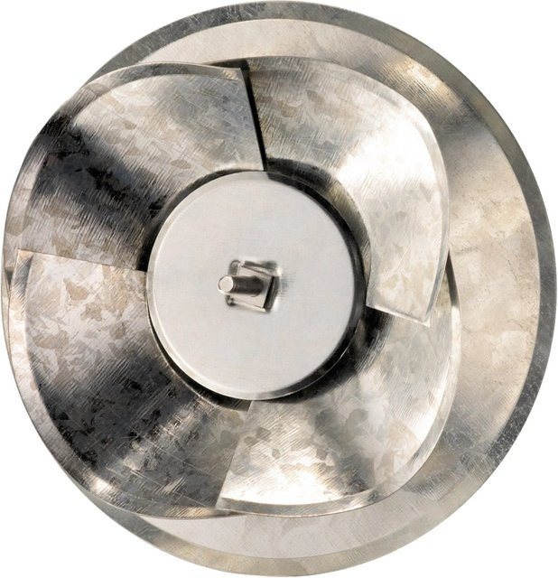 OBI Kaminlochdeckel aus Aluminium in Silber, Durchmesser: 16 cm - Bild 1