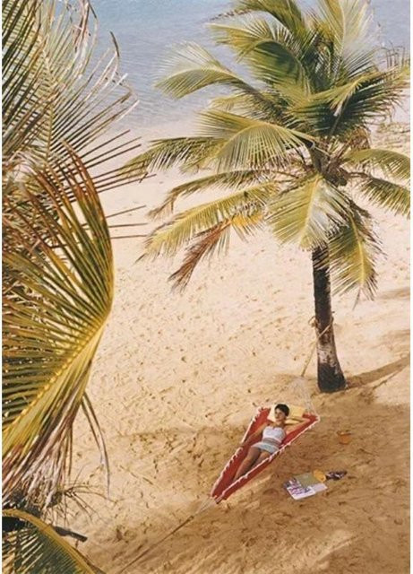 Palm Pool Party Slim Aarons Fotografie Leinwand Poster von Sweet Art Gallery, Wandkunst Dekor, Breite: 70 cm, Höhe: 100 cm - Bild 1