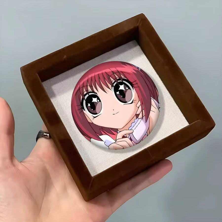 Abzeichen-Brosche Tokyo Mew Mew, Emaille, rund - Bild 6