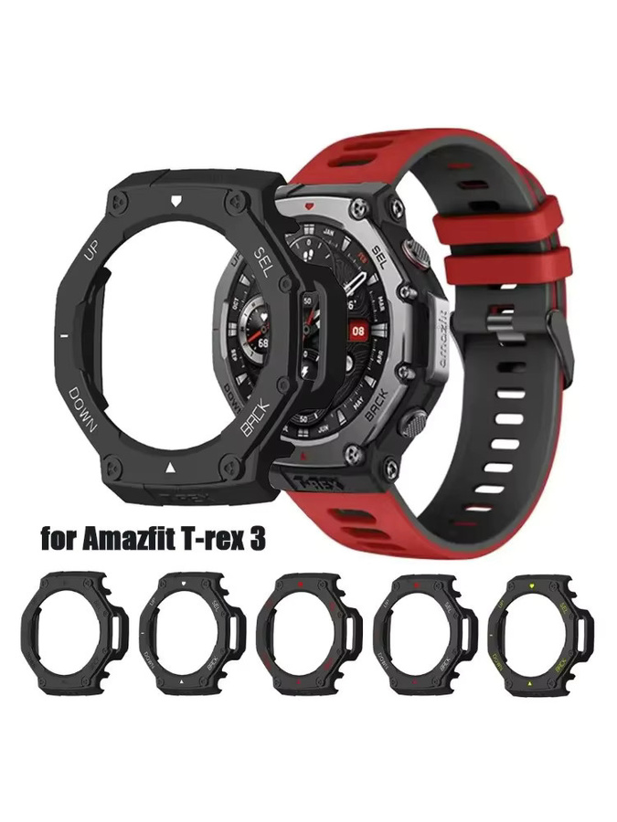 FancyWrist Schutzhülle Bumper für Amazfit T-Rex 3 in Schwarz - Bild 6