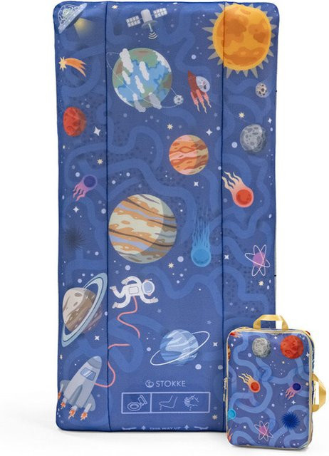 Stokke JetKids CloudSleeper aufblasbares Reisebett Space Maze in Blau - Bild 1