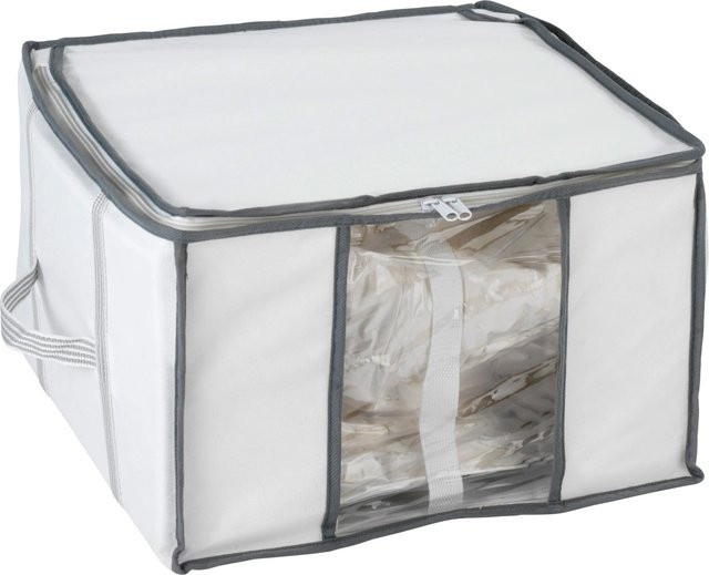 Wenko Vakuum Soft Box S Weiß Transparent B/T/H: 42 x 40 x 25 cm - Bild 1