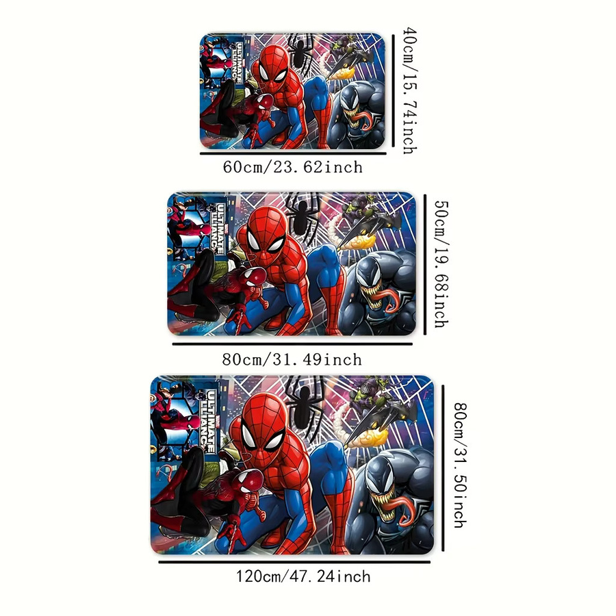 Beast Kingdom Marvel Bodenmatte mit Venom und Green Goblin Cartoon-Aufdruck in Multicolour - Bild 2
