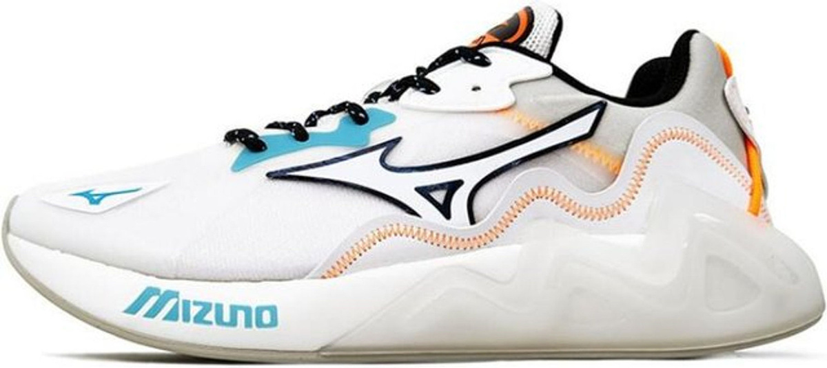 Mizuno Pi RD1 Unisex Sneaker aus Textil in Weiß - Bild 1