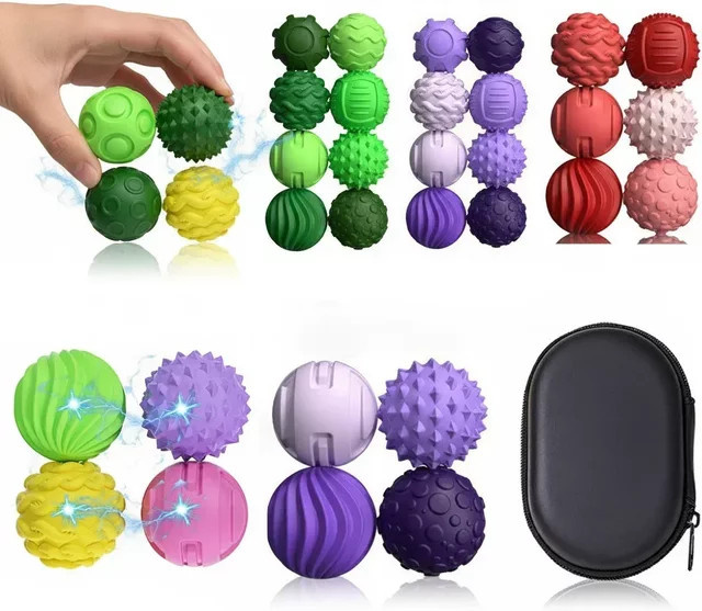 Haifeng Magnetische Sensorikbälle, Sorgenbälle, Fidget-Spielzeug aus Silikon - Bild 1