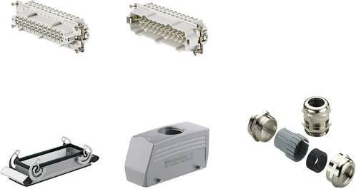 Weidmüller RockStar HDC Steckverbinder-Set HE 1802480000 in Grau - Bild 1