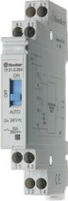 Finder Auto-Off-On-Relais 1W 10A 24VAC/DC in Weiß DIN-Schiene 19.21.0.024.0000 - Bild 1