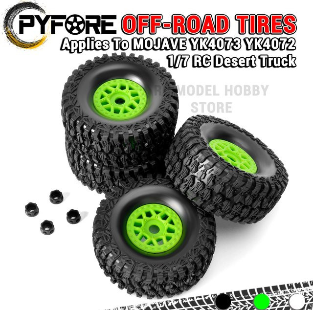 PYFORE Offroad-Reifen, 4-teiliges Set, 1:7, Zubehör - Bild 1