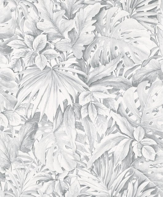 Marburg Vliestapete Botanica Floral in Grau mit FSC-Zertifizierung - Bild 1