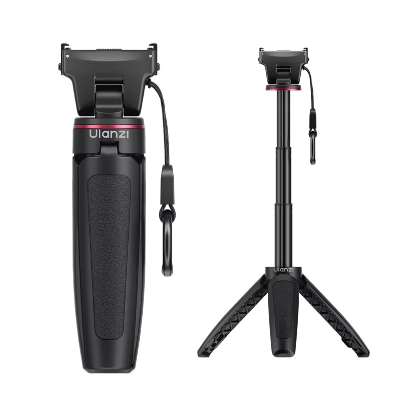 Ulanzi MT99 Mini-Stativ und Selfie-Stick mit magnetischem Schnappverschluss für DJI Osmo Action 6, Schwarz, 90g - Bild 6