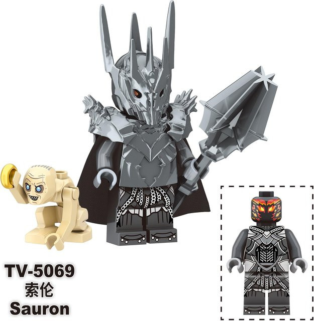 Herr der Ringe Elfen Orks Zwerg Rohan Mini Action Spielfiguren Bausteine - Bild 1
