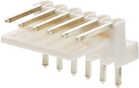 Molex Einbau-Stiftleiste Standard 15-polig in Weiß - Bild 1