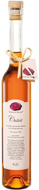 Gourmet Berner Chili-Öl Natives Olivenöl extra 0,2 l - Bild 1