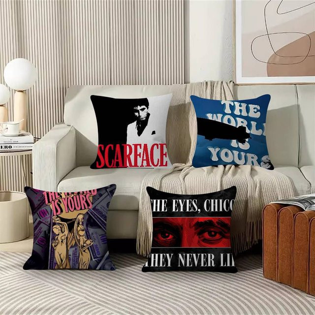 Kissenbezug Scarface Maple Design von BEAST KINGDOM in quadratischer Form - Bild 1