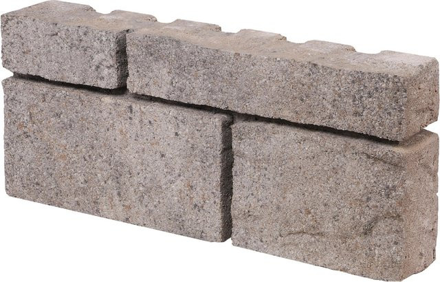 EHL Mauerstein Tribus Quada Beton Grau-Anthrazit-Nuanciert B/T/H: 40,2 x 18,0 x 6,7 cm - Bild 1