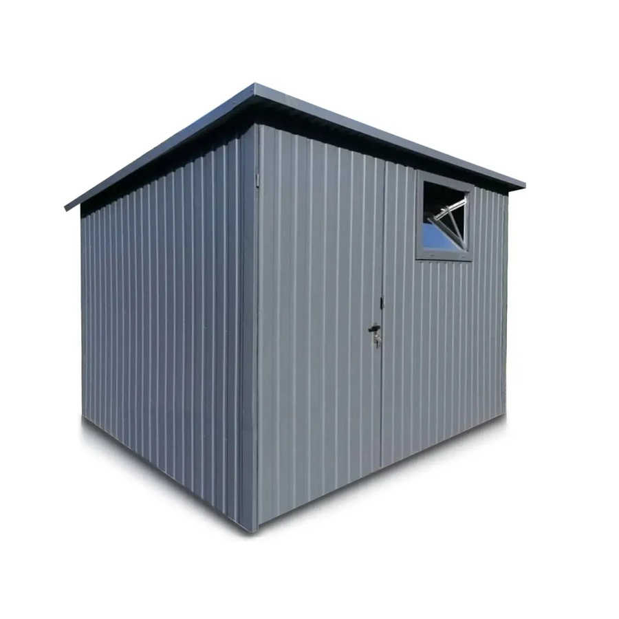 Liderstal Gerätehaus Premium Pultdach in Graphit, B/T: 300 x 300 cm - Bild 2