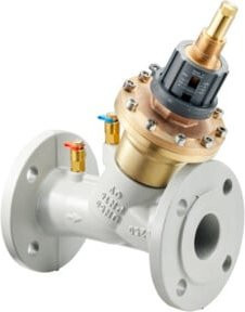 Oventrop Regulierventil Cocon QFC DN 50, PN 16, beidseitiger Flanschanschluss, silber, aus Gusseisen - Bild 1