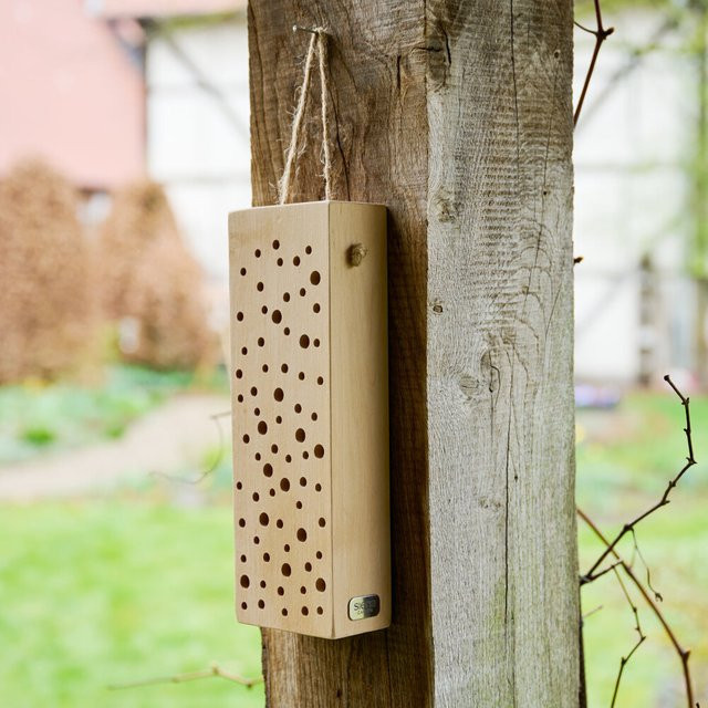 Siena Garden Insektenhotel Silea in Natur Braun B/H/T: 10 x 29 x 6 cm - Bild 3