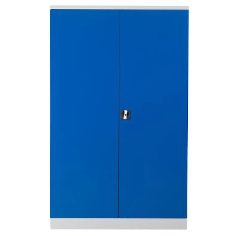 PROREGAL Stahlschrank Bee mit 4 Fachböden und Schließsystem, Grau-Blau, H x B x T: 195 x 120 x 60 cm - Bild 2