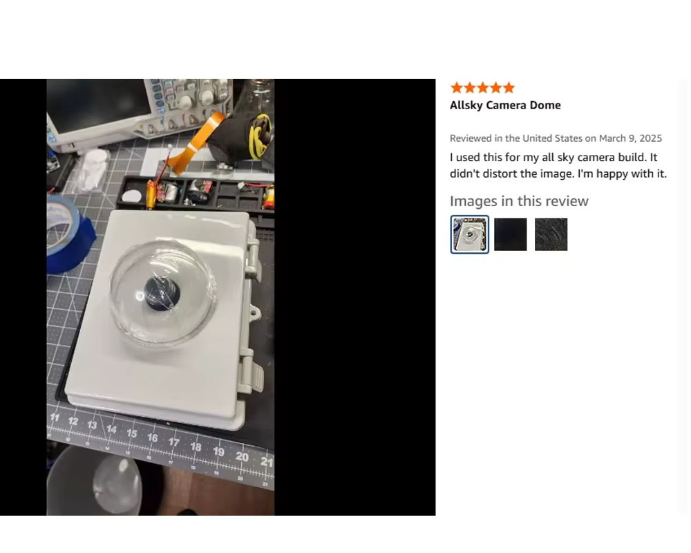 WOLILIWO Ersatz-Acryl-Klarsichtabdeckung für 4 Zoll CCTV Überwachungskameras, transparent, für Innen- und Außenbereich - Bild 4