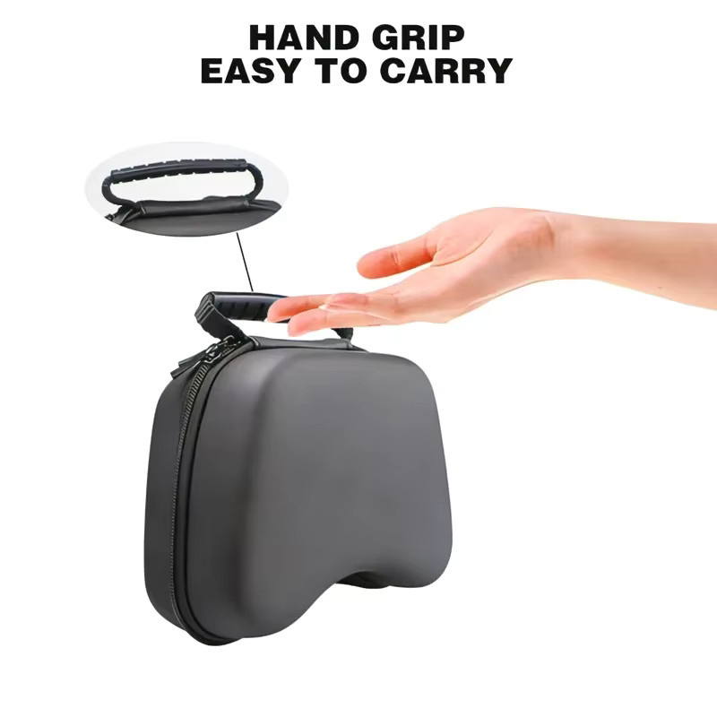 Universelle EVA-Hartschale Schutztasche in Schwarz für PS5, PS4, PS3 und Xbox Series X, One sowie 360 Controller - Bild 3